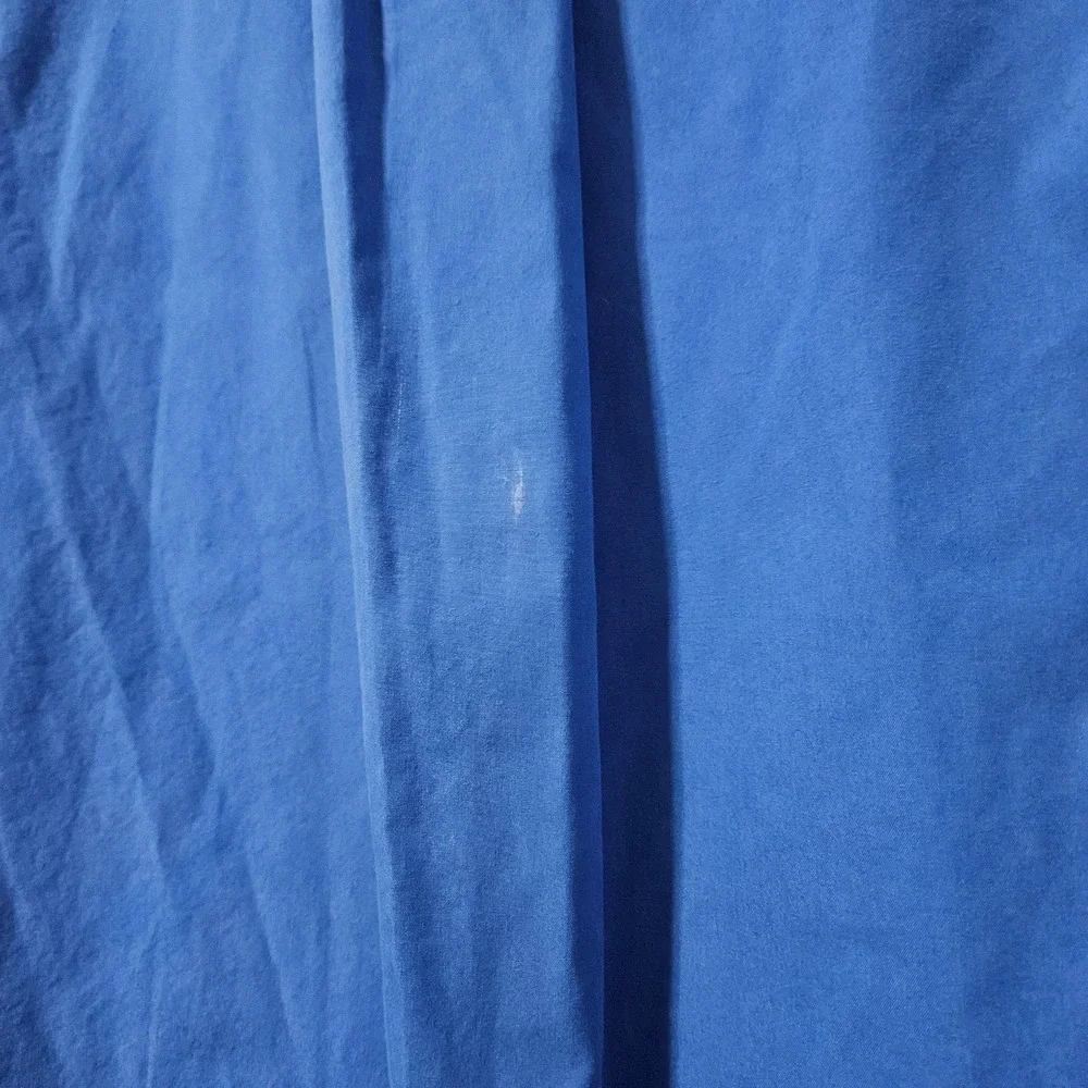 Ralph Lauren Boys Blue Short Sleeve Button Down Shirt‎ Size L 14-16 Cotton Pony